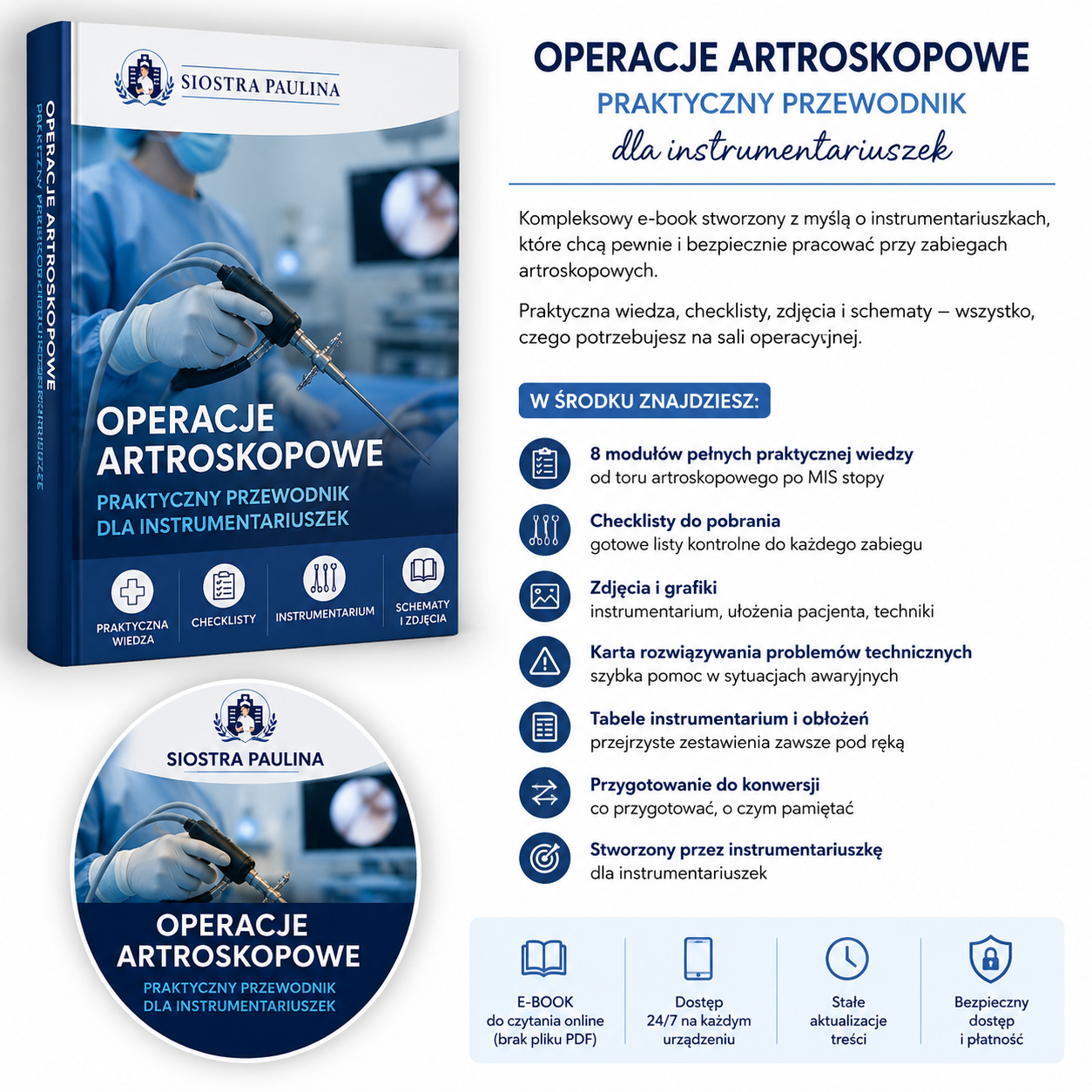 Kurs: Artroskopia ręki i stopy — przygotowanie instrumentariuszki